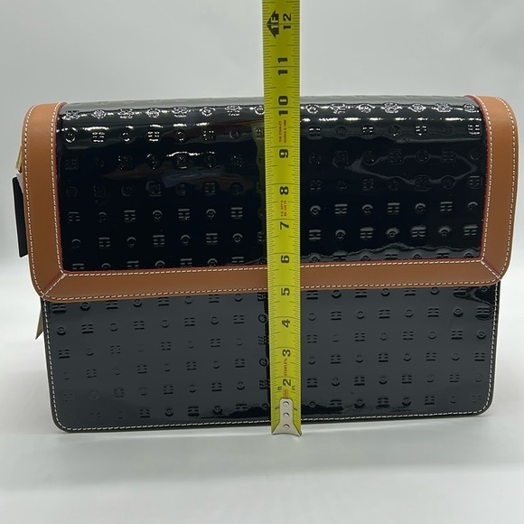 2338- Arcadia Patent Leather Crossbody Bag Made in Italy NWT - Picture 12 of 15